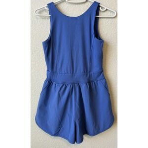 Abercrombie Kids YPB Athletic Romper Girls Size 11/12 Blue Activewear